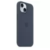 Cover Apple iPhone 15 Silicone Case with MagSafe Storm Blue