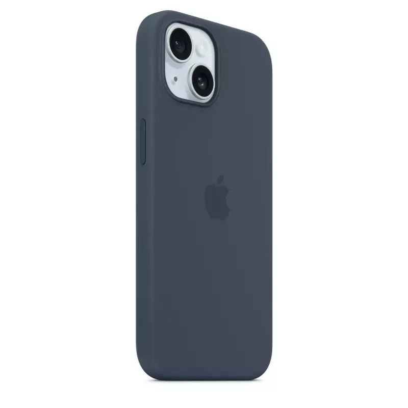 Cover Apple iPhone 15 Silicone Case with MagSafe Storm Blue