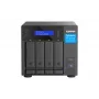 QNAP TVS-H474 NAS Tower Intel® Pentium® G7400 8 GB DDR4 0 TB QuTS hero Black