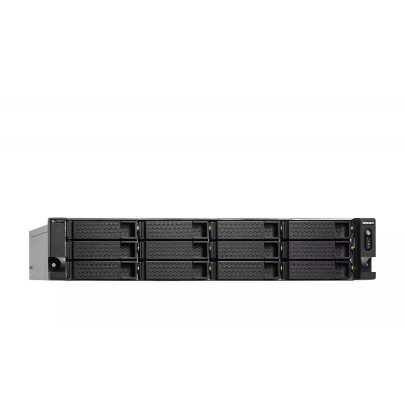 QNAP TS-H1886XU-RP-R2 NAS Rack (3U) Intel® Xeon® D D-1622 32 GB DDR4 0 TB QuTS hero Black, Grey