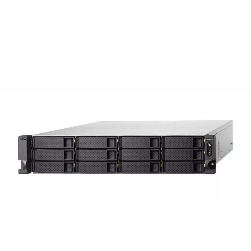 QNAP TS-H1886XU-RP-R2 NAS Rack (3U) Intel® Xeon® D D-1622 32 GB DDR4 0 TB QuTS hero Black, Grey