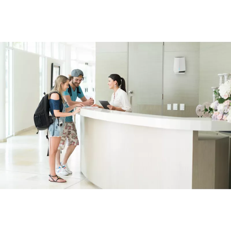 NETGEAR Orbi Pro WiFi 6 Tri-band Mesh System (SXK80) Tri-band (2.4 GHz / 5 GHz / 5 GHz) Wi-Fi 6 (802.11ax) Grey, White 9 Internal