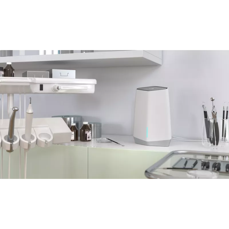 NETGEAR Orbi Pro WiFi 6 Tri-band Mesh System (SXK80) Tri-band (2.4 GHz / 5 GHz / 5 GHz) Wi-Fi 6 (802.11ax) Grey, White 9 Internal