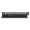 DIGITUS Patch Panel CAT6A shielded,8-Port 1/2U, 10in rack mount, black RAL 9005
