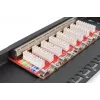 DIGITUS Patch Panel CAT6A shielded,8-Port 1/2U, 10in rack mount, black RAL 9005