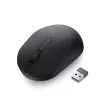 DELL Mobile Wireless Mouse – MS3320W - Black, Ambidextrous, Optical, RF Wireless + Bluetooth, 1600 DPI, Black
