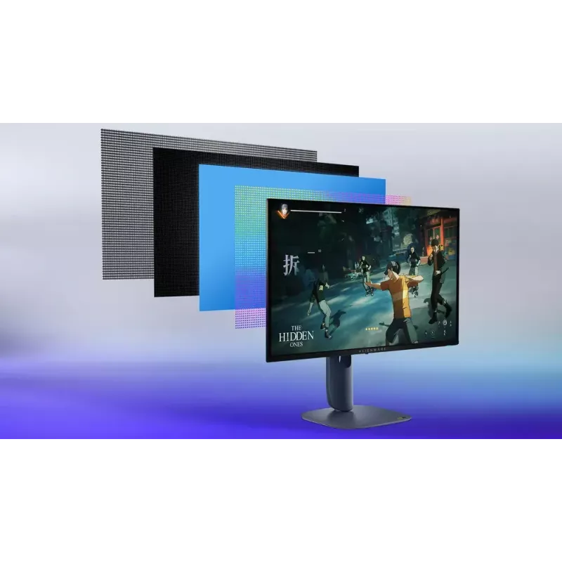 Alienware AW2725D computer monitor 68.6 cm (27 inch) 2560 x 1440 pixels Quad HD QD-OLED Blue