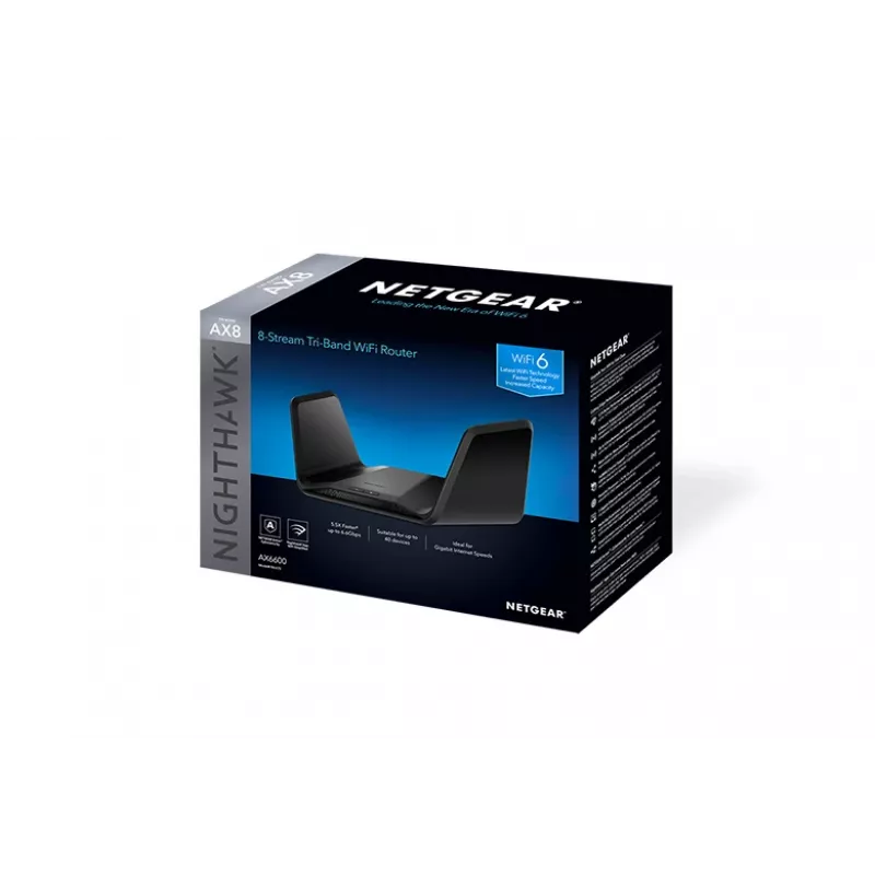 Tabletop router NETGEAR Nighthawk RAX70 Tri-band Wi-Fi 6