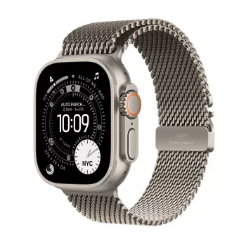 APPLE Watch Ultra 3 (2025) 5g 49mm Natural Titanium Case With Natural Titanium Milanese Loop S