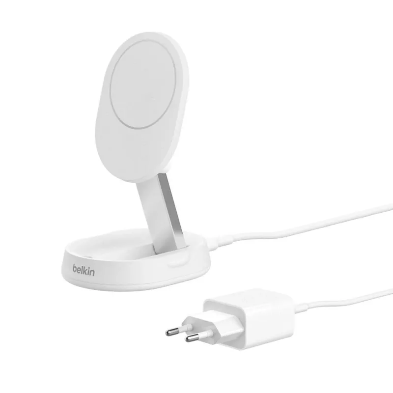 BELKIN Wireless Charging Stand - Boostcharge Pro - Qi2 15w - White