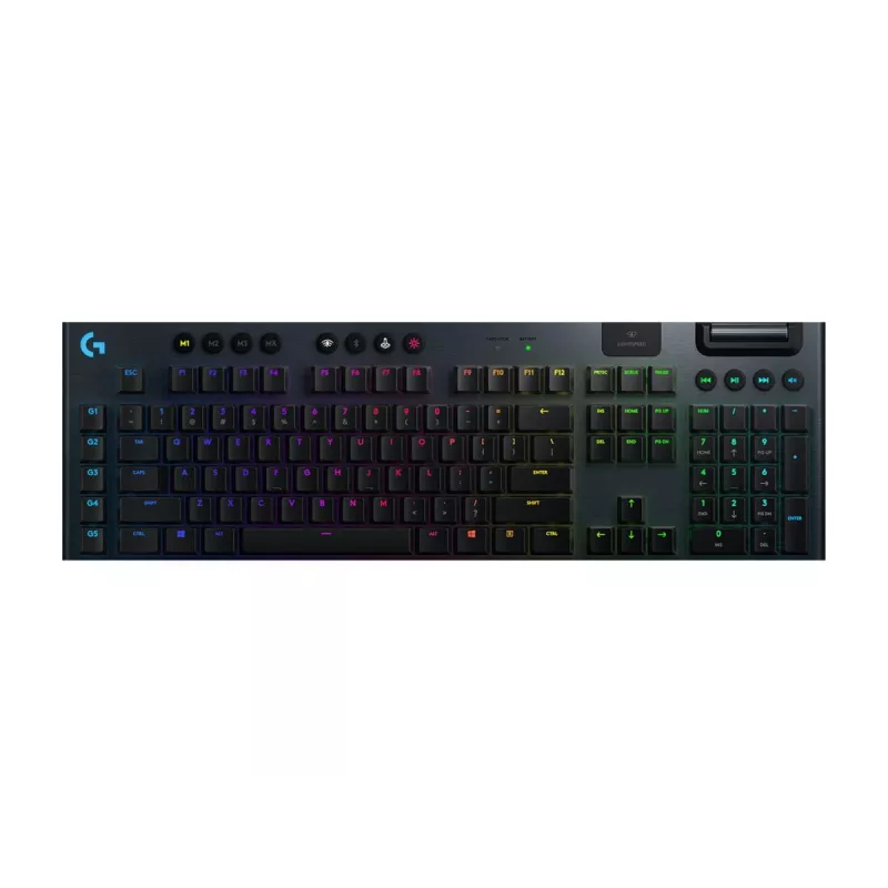 LOGITECH G915 Lightspeed Wireless RGB Mechanical Gaming Keyboard - Black - Qwertz Deutsch - Tactile