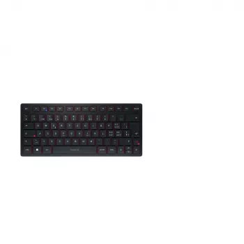CHERRY KW 9200 MINI keyboard Universal USB + RF Wireless + Bluetooth QWERTZ Swiss Black