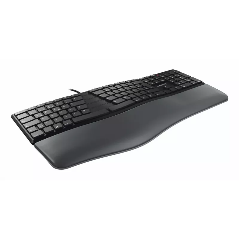 CHERRY KC 4500 ERGO keyboard Universal USB AZERTY Belgian Black