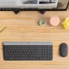 LOGITECH Slim Wireless Keyboard And Mouse Combo Mk470 - Graphite - Azerty Belgian