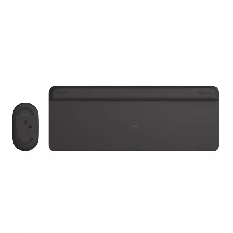 LOGITECH Slim Wireless Keyboard And Mouse Combo Mk470 - Graphite - Azerty Belgian