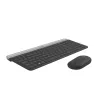 LOGITECH Slim Wireless Keyboard And Mouse Combo Mk470 - Graphite - Azerty Belgian