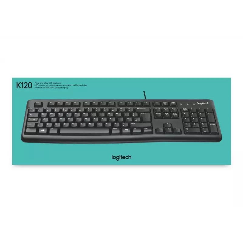 LOGITECH Keyboard K120 - Azerty Belgian