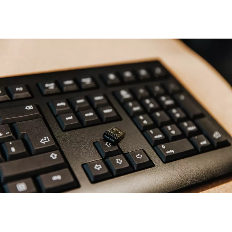 CHERRY KW 3000 keyboard Universal RF Wireless QWERTY Spanish Black