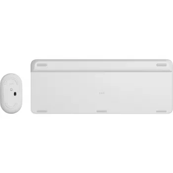 LOGITECH Slim Wireless Keyboard And Mouse Combo Mk470 - Offwhite - Qwertz Ge