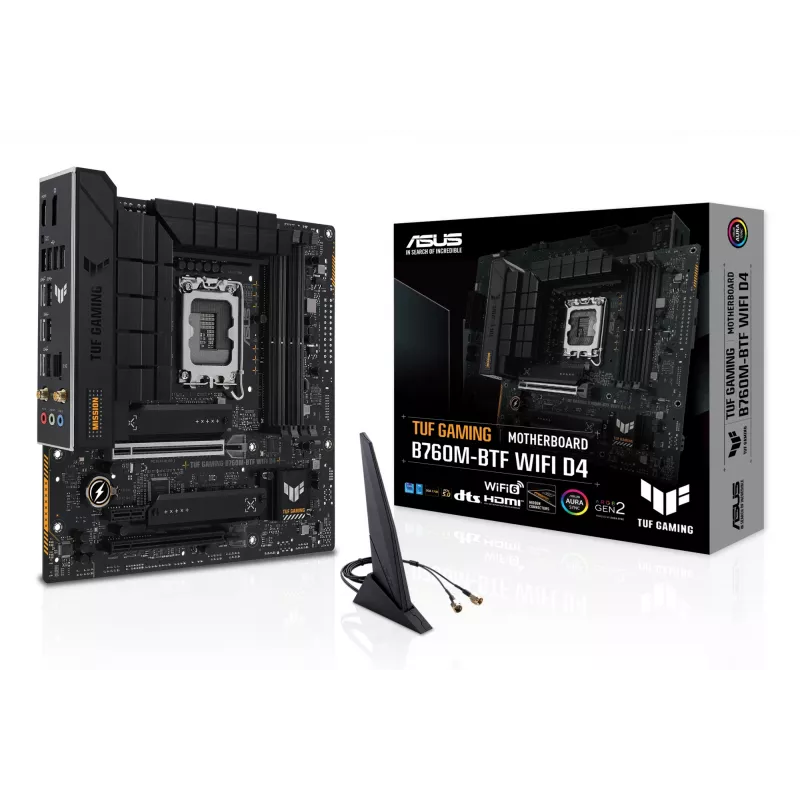 ASUS TUF GAMING B760M-BTF WIFI D4 Intel B760 LGA 1700 micro ATX