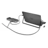 Kensington NanoSaver Keyed Dual Head Laptop Lock, 1.8 m, Kensington, Key, Carbon steel, Black, Stainless steel