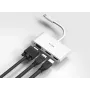 D-Link 3-in-1 USB-C to HDMI/VGA/DisplayPort Adapter, Wired, USB 3.2 Gen 1 (3.1 Gen 1) Type-C, White, CE, FCC, IC, RCM, DC, 0.04 A