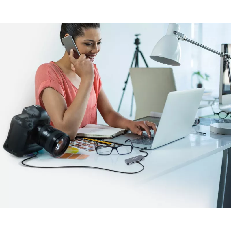 D-Link 6-in-1 USB-C Hub with HDMI/Gigabit Ethernet/Power Delivery