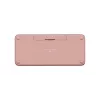 LOGITECH Pebble Keys 2 K380s - Compact Bluetooth Keyboard - Tonal Rose - Qwerty Int