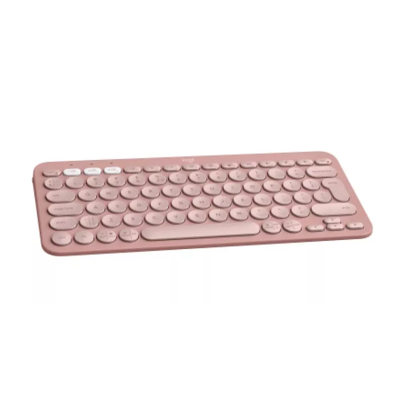 LOGITECH Pebble Keys 2 K380s - Compact Bluetooth Keyboard - Tonal Rose - Qwerty Int