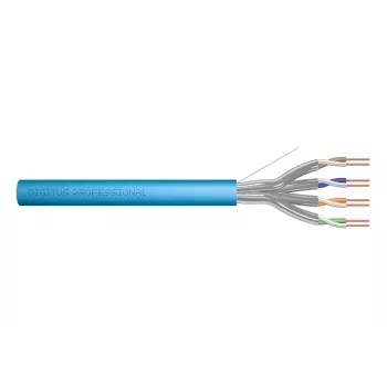 DIGITUS installation cable - CAT6a - U/FTP - AWG 23/1 - 305m - Blue
