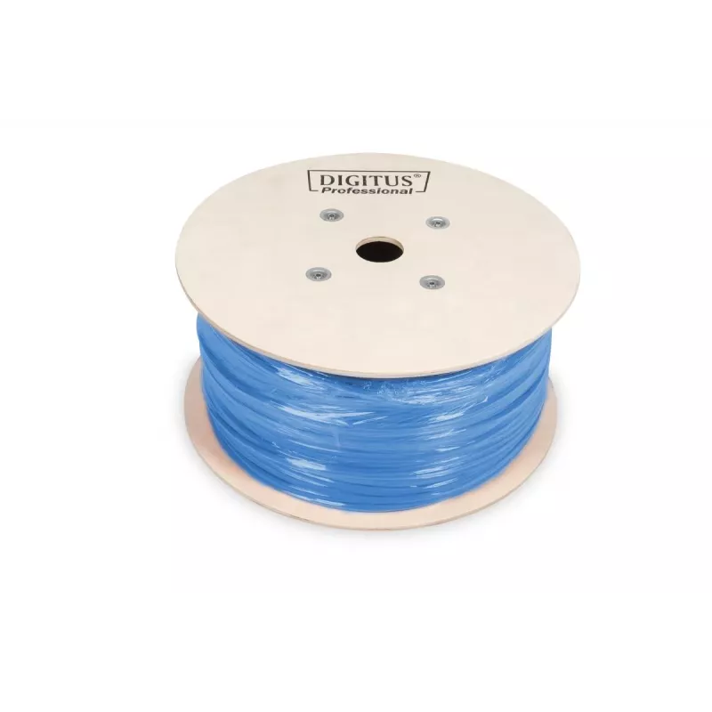 DIGITUS installation cable - CAT6a - U/FTP - AWG 23/1 - 305m - Blue