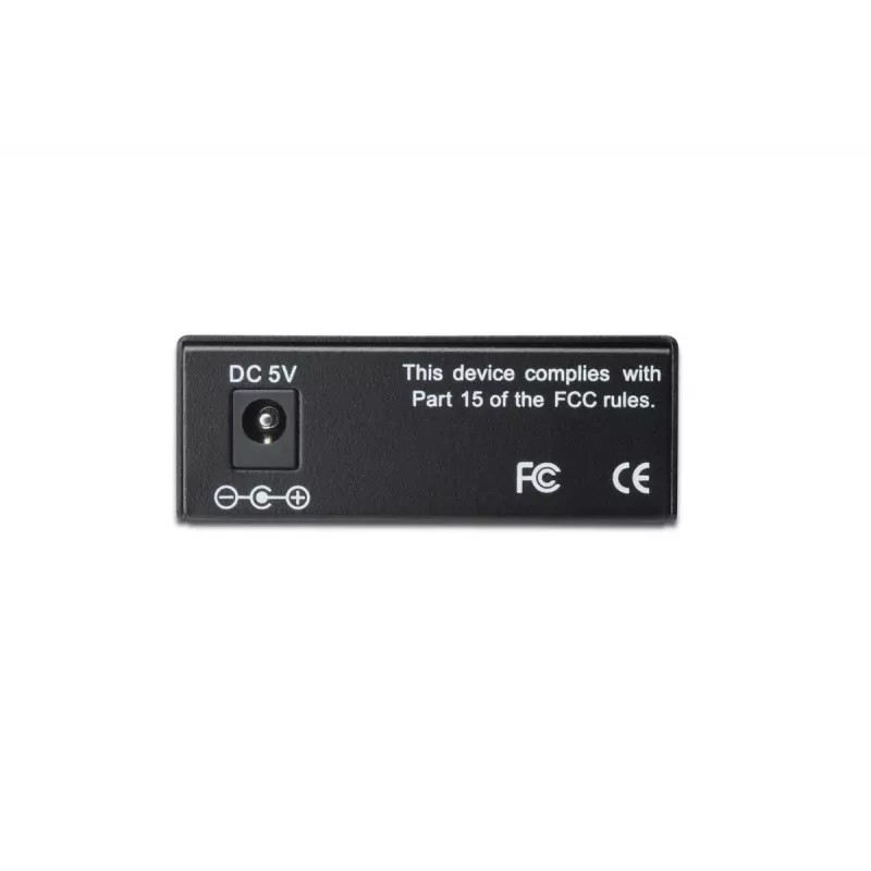DIGITUS Media Converter, Singlemode, BiDi, WDM Gigabit Ethernet, Tx1310nm / Rx1550nm SC connector, Up to 20km