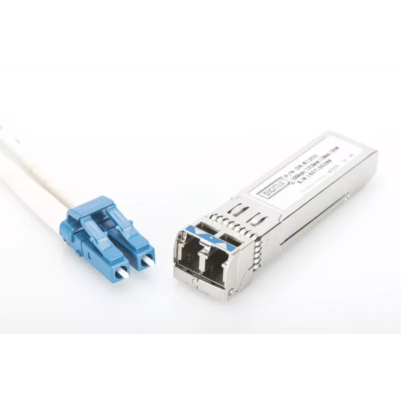 DIGITUS SFP+ 10G MM 850nm 300m with DDM LC connector, Power dissipation < 1W 850nm VCSEL Laser