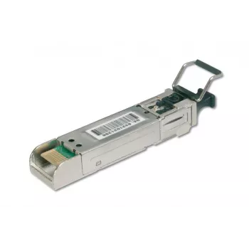 DIGITUS HP-compatible 1.25 Gbps SFP Module, up to 20km Singlemode, LC Duplex Connector, 1000Base-LX, 1310nm