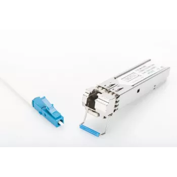 DIGITUS 1.25 Gbps BiDi WDM SFP Module, up to 20 km with DDM support, Singlemode, LC Simplex Connector 1000Base-LX, Tx1310nm/Rx1550nm