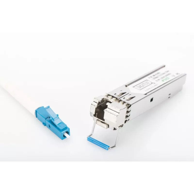 DIGITUS 1.25 Gbps BiDi WDM SFP Module, up to 20 km with DDM support, Singlemode, LC Simplex Connector 1000Base-LX, Tx1310nm/Rx1550nm