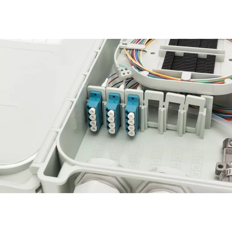 Digitus FTTH/FTTB Distribution box assembled OS2 12 fibers LC/PC
