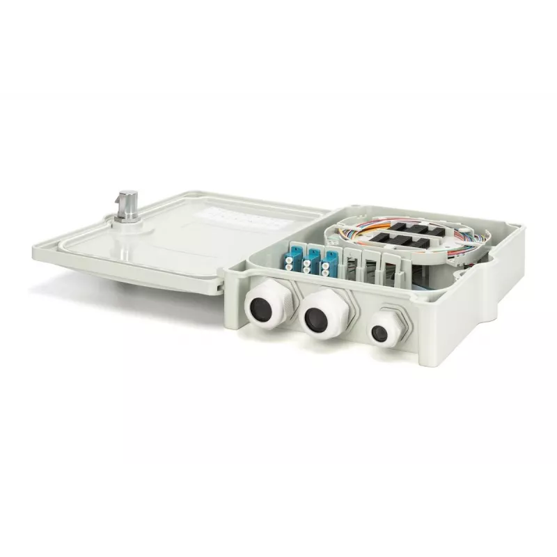 Digitus FTTH/FTTB Distribution box assembled OS2 12 fibers LC/PC