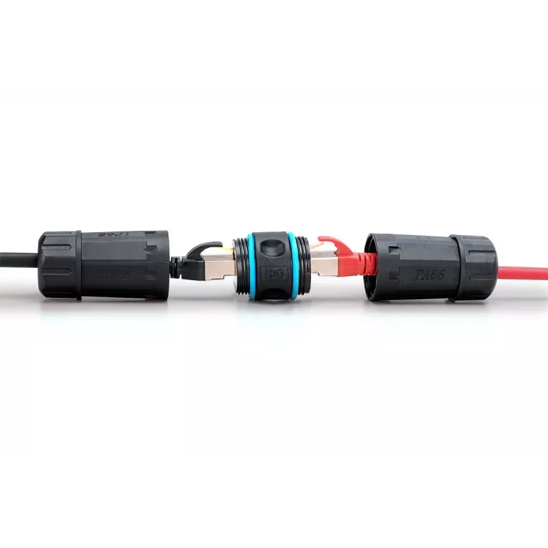 Network Cable Digitus DN-93905-OD RJ45 to RJ45 CAT 6A 1m Black