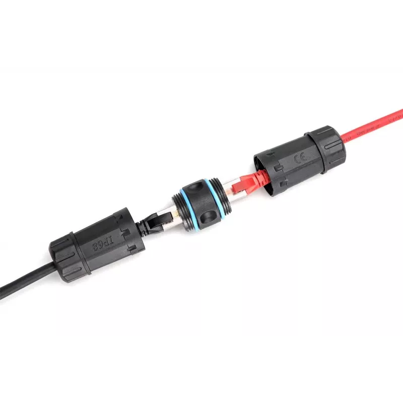Network Cable Digitus DN-93905-OD RJ45 to RJ45 CAT 6A 1m Black