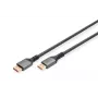 DIGITUS PREMIUM DisplayPort 2.1 connection cable - M/M 1m 16K UHD 80G Aluminum Housing