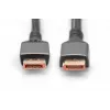 DIGITUS PREMIUM DisplayPort 2.1 connection cable - M/M 1m 16K UHD 80G Aluminum Housing