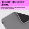HP 105 Sanitizable Mouse Pad, Grey, Monochromatic, Polyester, Rubber