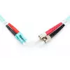 DIGITUS Fiber Optic Patch Cord, LC to ST Multimode 50/125 µ, Duplex Length 10m Class OM3
