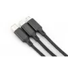 DIGITUS 3-in-1 Charger Cable USB A-Lightning + micro B + Type-C 1m