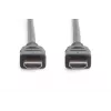 DIGITUS HDMI Ultra High Speed connection cable, type A M/M, 2m w/Ethernet, UHD 8K 60p, Black