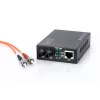 DIGITUS Media Converter, Multimode 10/100Base-TX to 100Base-FX, Incl. PSU ST connector, Up to 2km