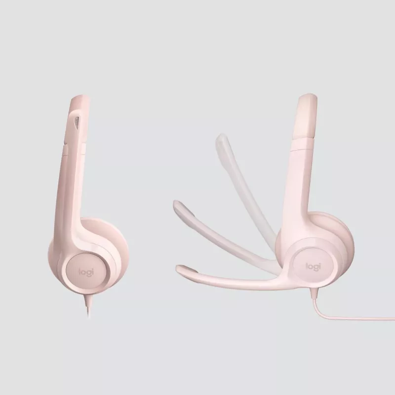 LOGITECH Headset - H390 - USB-a - Rose