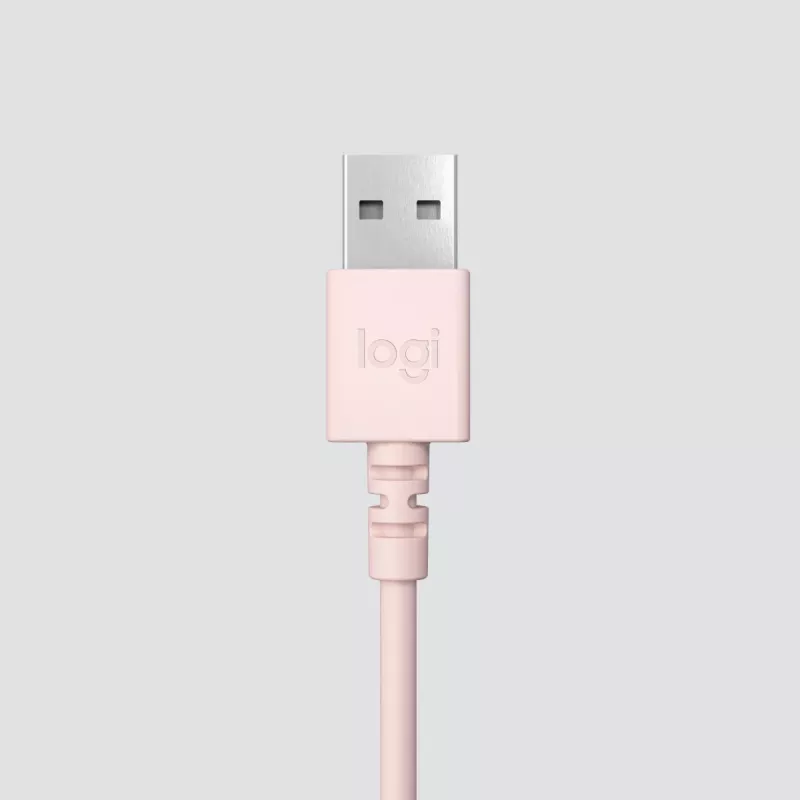LOGITECH Headset - H390 - USB-a - Rose