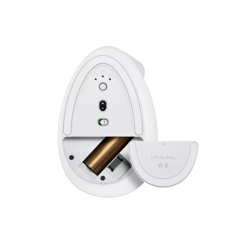 LOGITECH Lift for Mac Vertical Ergonomic Mouse -OFF-WHITE/PALE GREY - EMEA